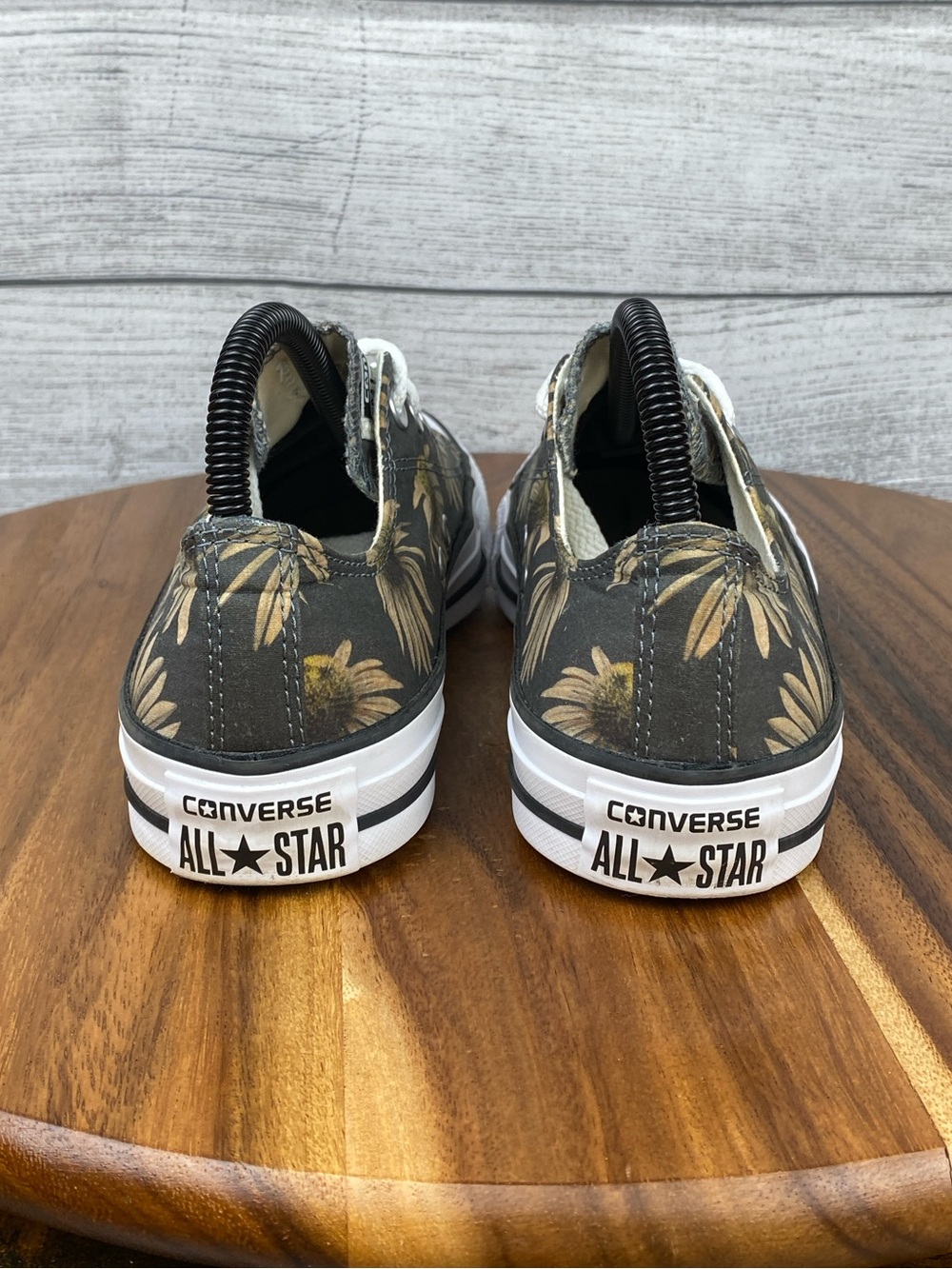 Converse Chuck Taylor All Star Low Dark Floral Sunflower Shoe Women’s Size 7 - Picture 6 of 12